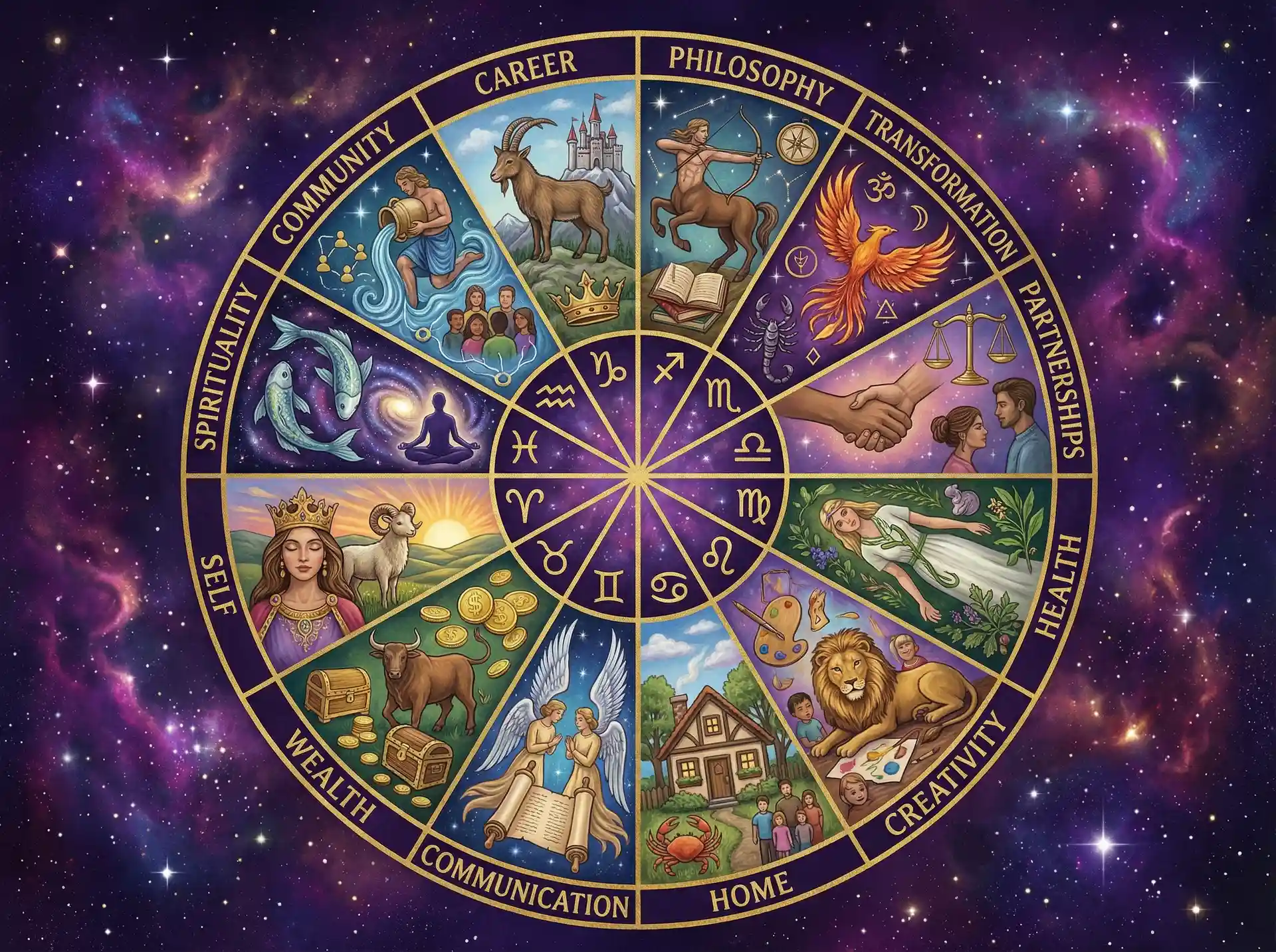 十二宫位解析 - 柠檬福利导福航大全 | 占星学知识